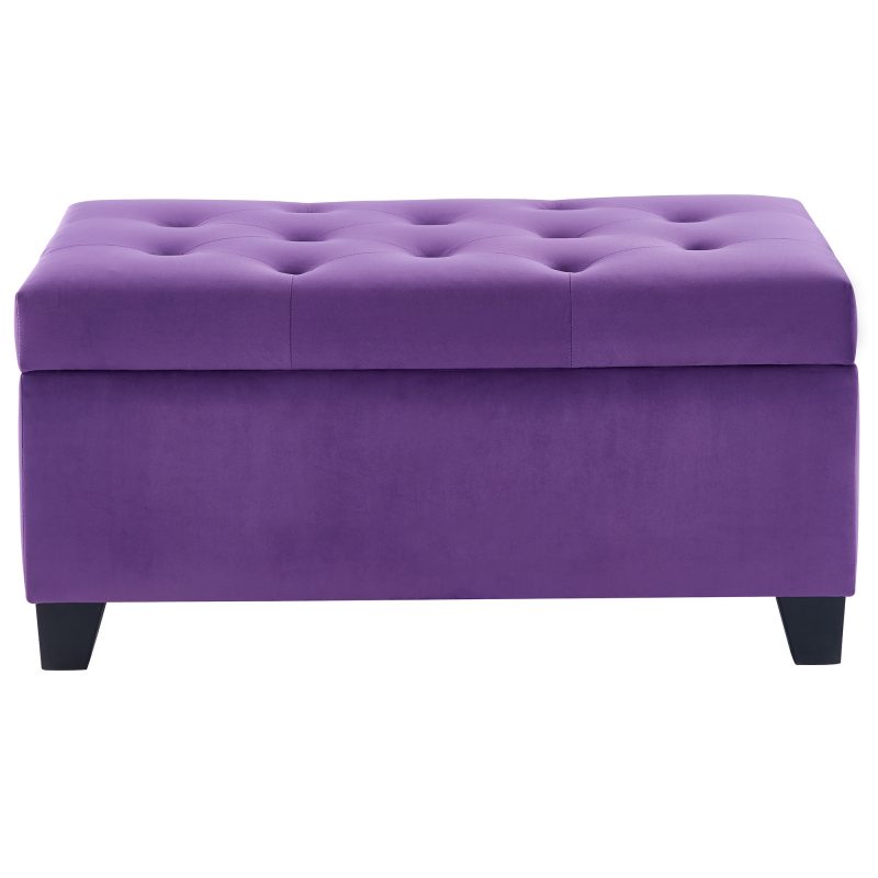Sally Purple Storage Ottoman