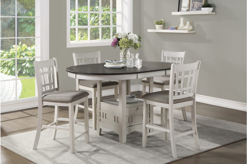 2423W - 5 Pc Dining Set Package - Splendid Furnishings