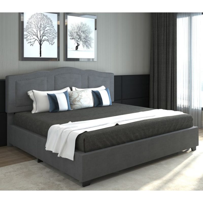 Diana Grey Platform Storage Bed Splendid Furnishings   101 597K GY 1 800x800 