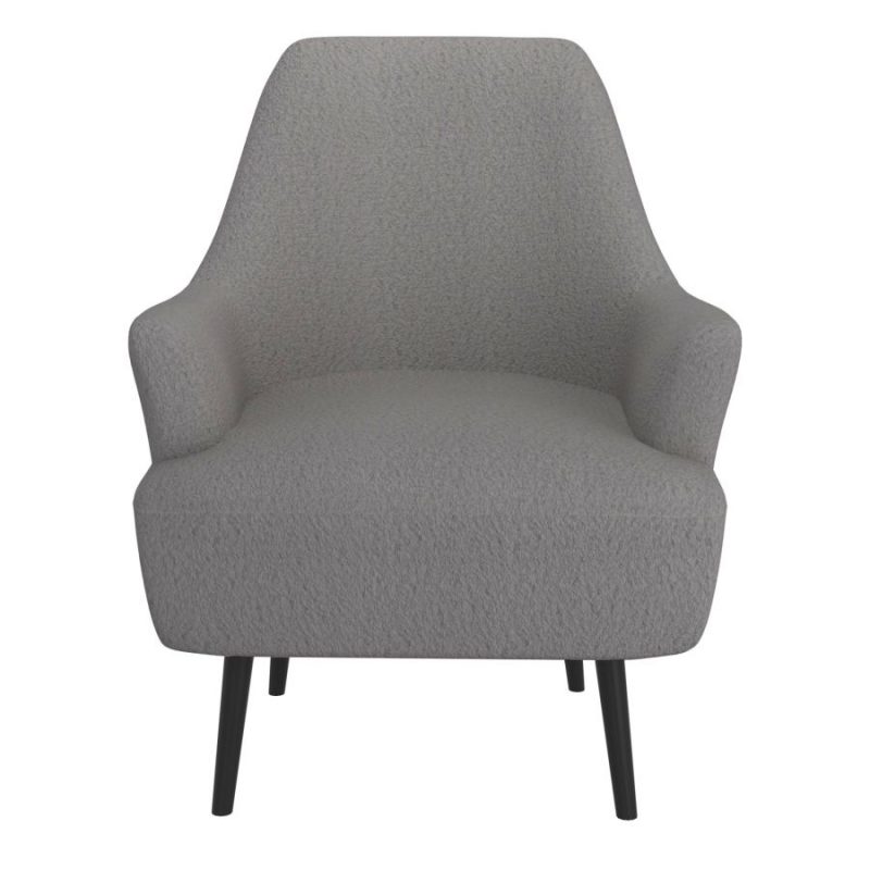 Zoey Grey Accent Chair Splendid Furnishings